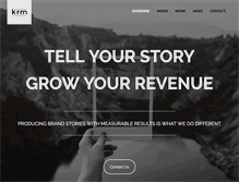 Tablet Screenshot of krmktg.com